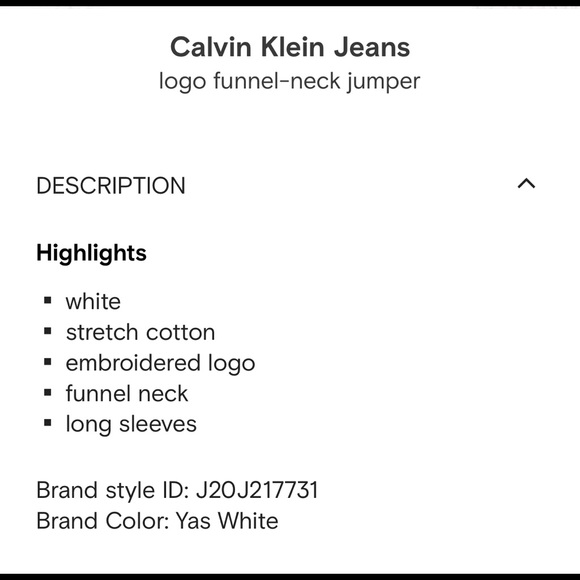 ☀️Host Pick 🌟 Calvin Klein Funnel Neck Jumper - Picture 3 of 8